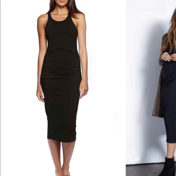 michael stars flame wash midi dress